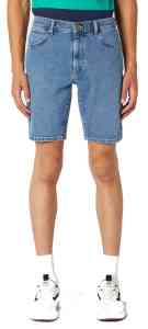 Wrangler 5 pocket JEANS SHORT - BLUE STONES